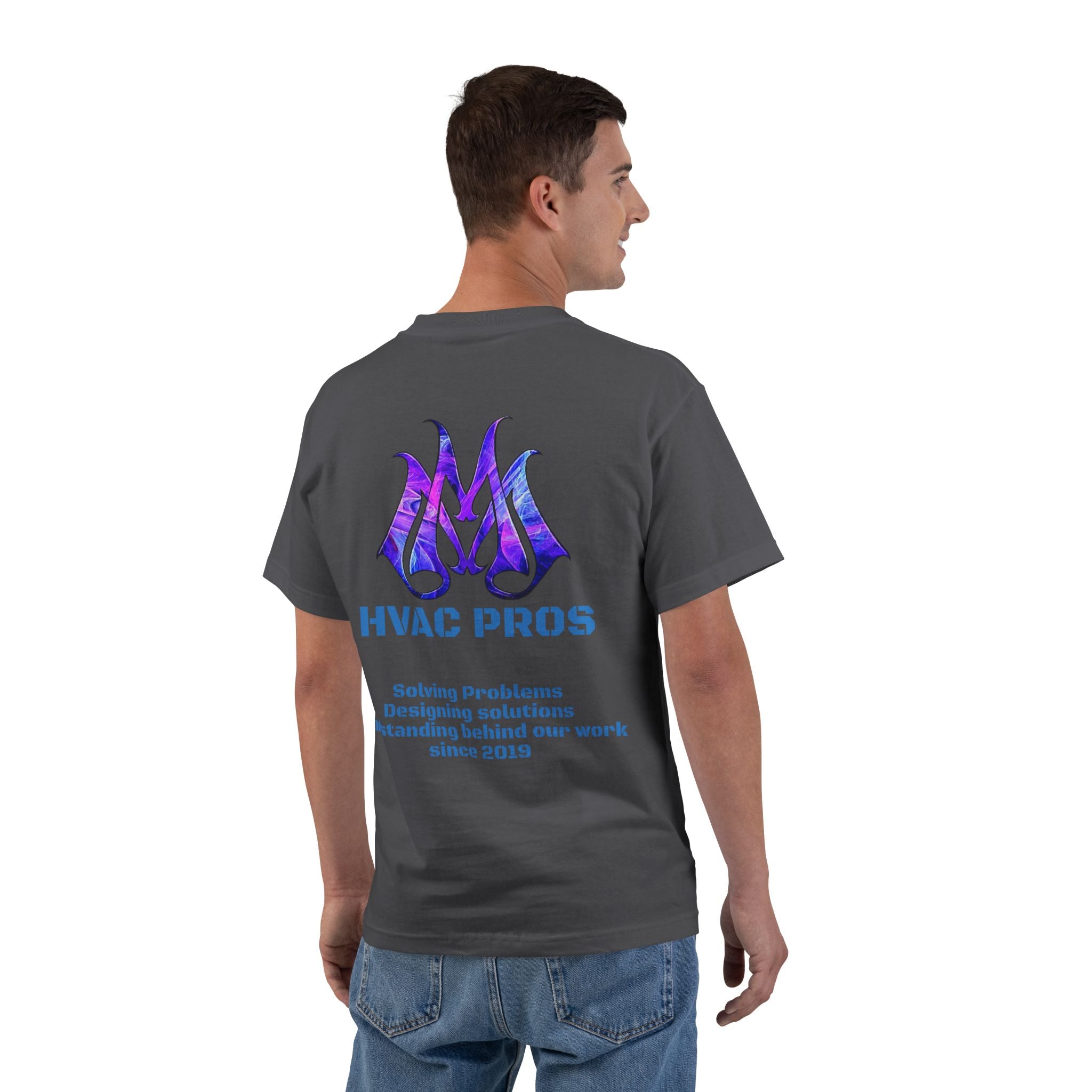 Magic Mike's HVAC Pros Logo T-Shirt — Tradesman Work Tee