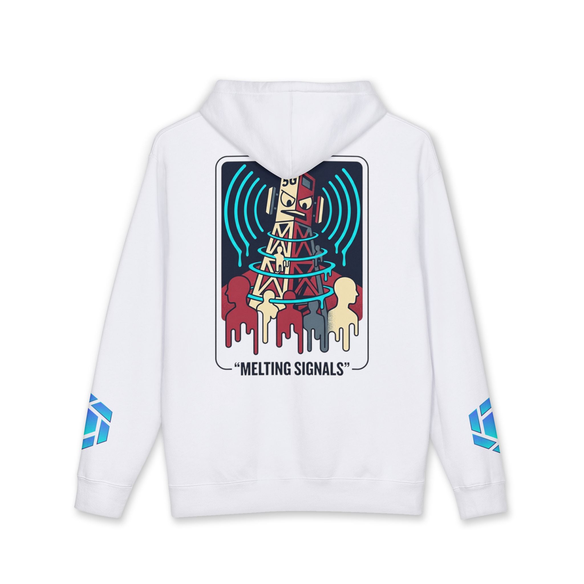 Melting Signals Hoodie —Tetraite Hooded Sweatshirt