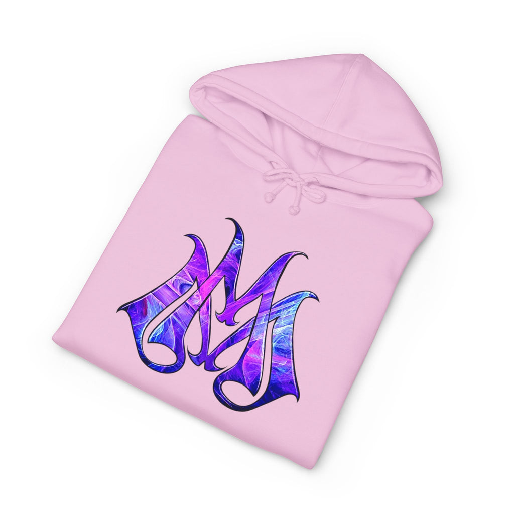 Magic Mike's Heating & Cooling Hoodie — Purple Tribal Sleeve Logo Hooded Sweatshirt