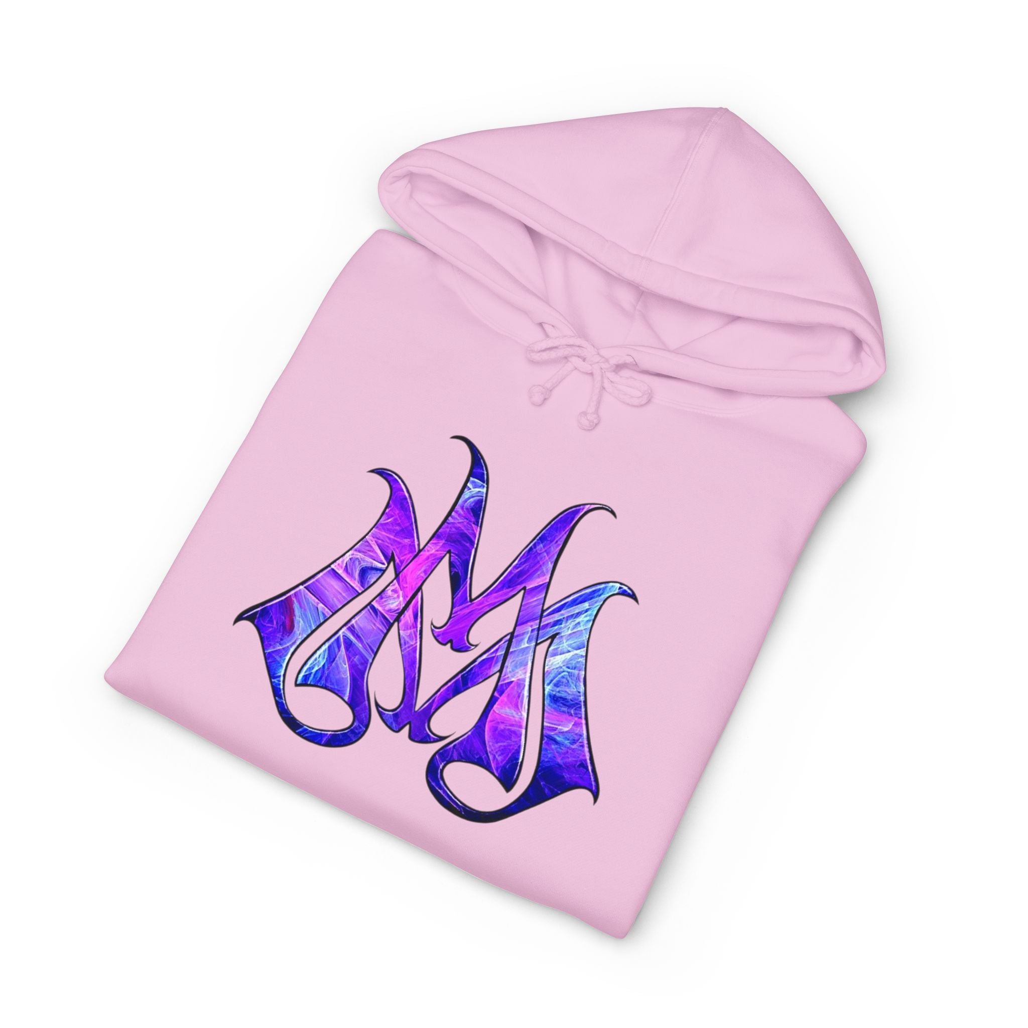 Magic Mike's Heating & Cooling Hoodie — Purple Tribal Sleeve Logo Hooded Sweatshirt