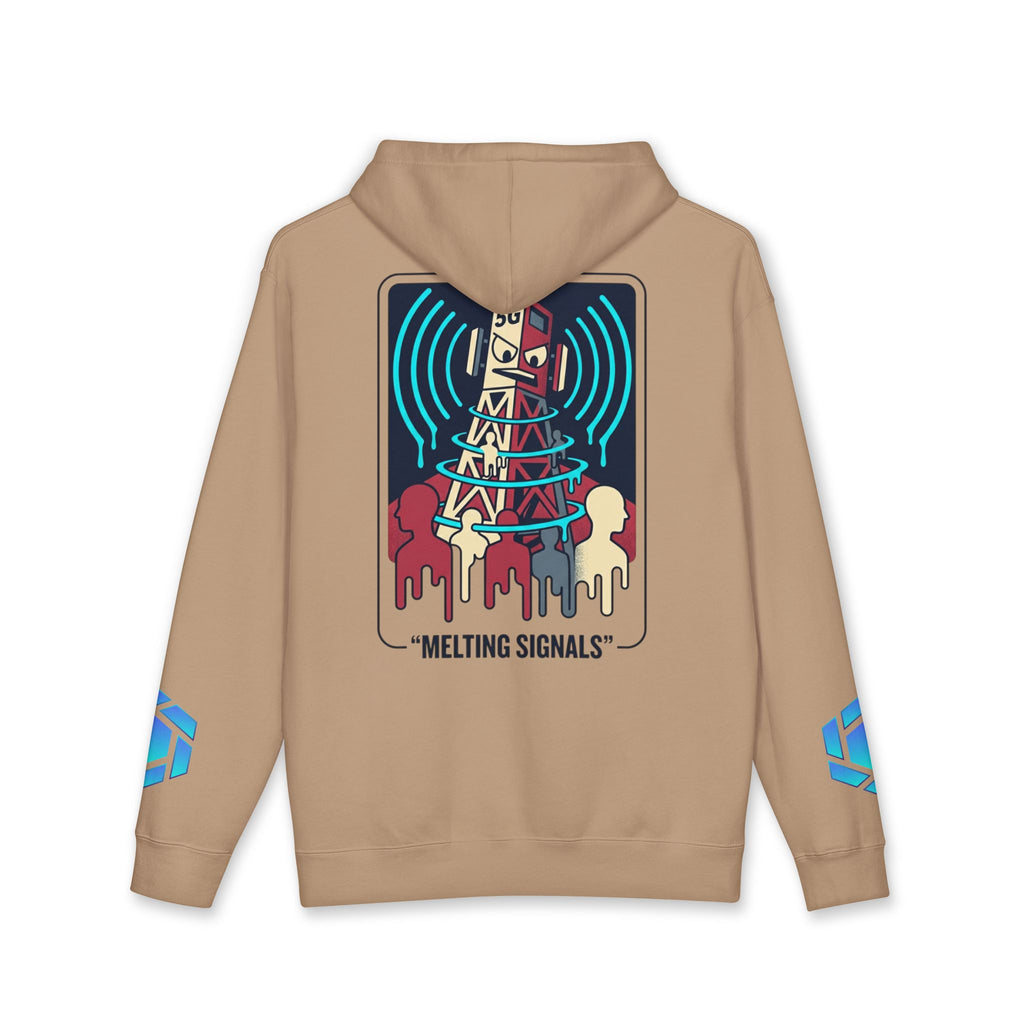 Melting Signals Hoodie —Tetraite Hooded Sweatshirt