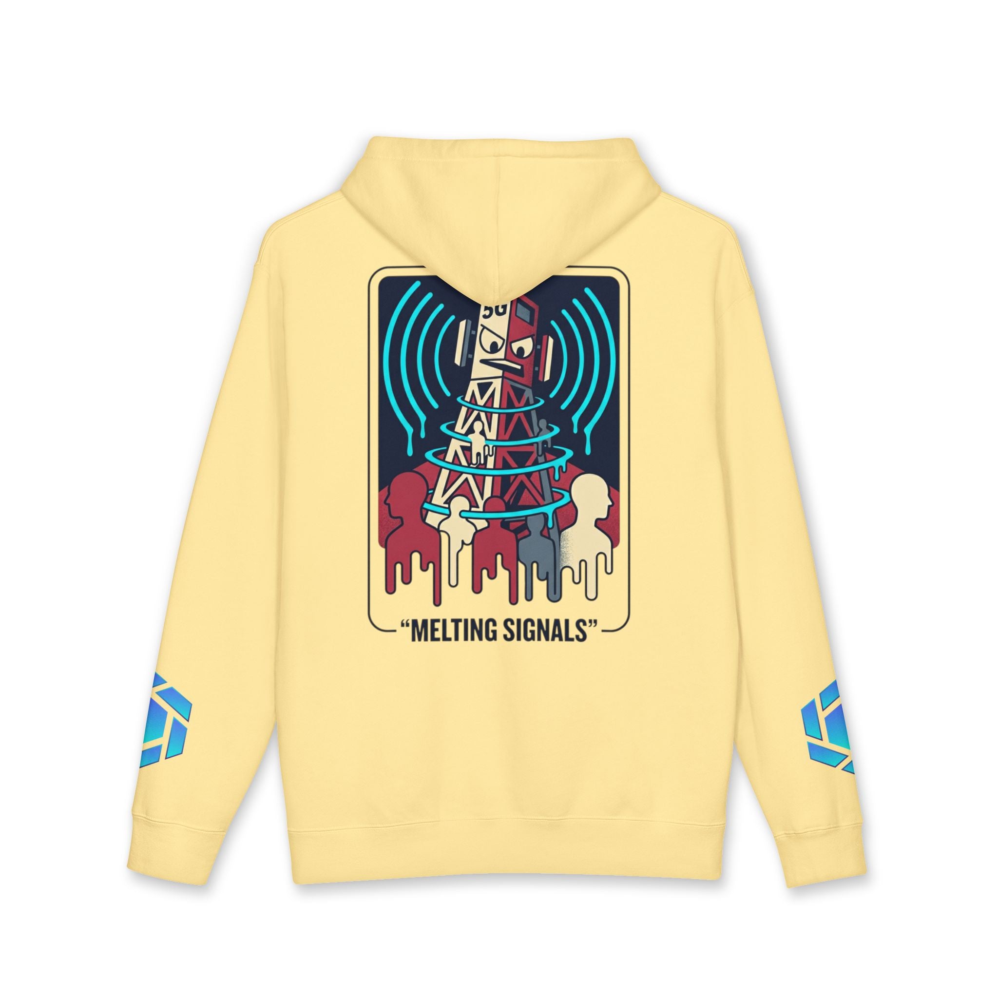 Melting Signals Hoodie —Tetraite Hooded Sweatshirt