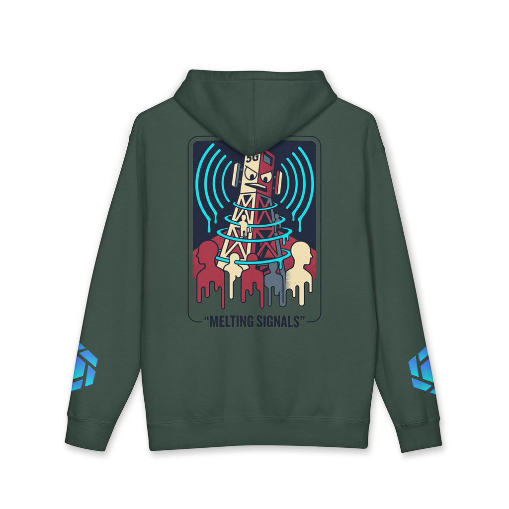 Melting Signals Hoodie —Tetraite Hooded Sweatshirt
