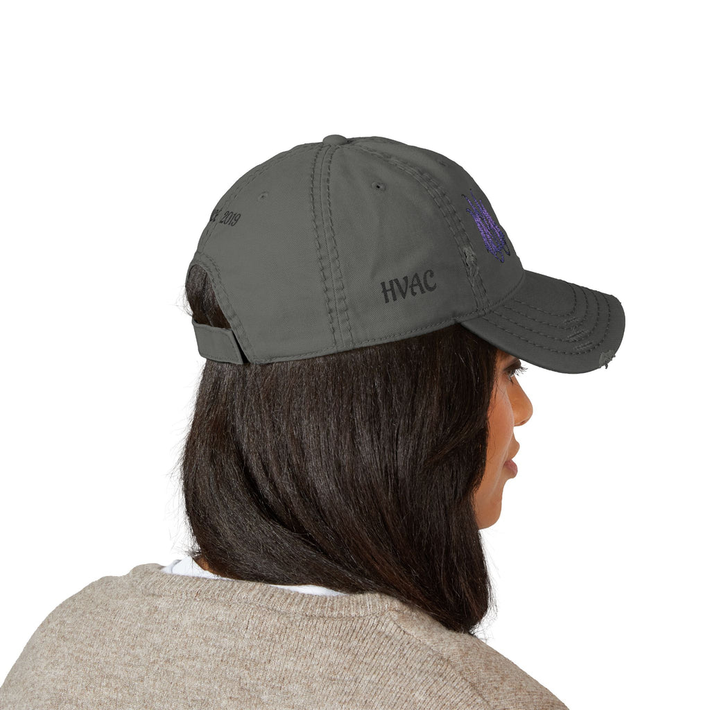 Magic Mike's Heating and Cooling, 100% cotton, Distressed Embroidered Dad Hat