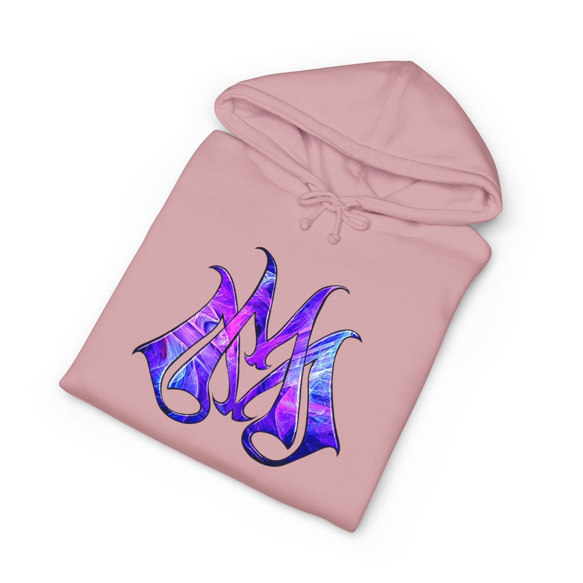 Magic Mike's Heating & Cooling Hoodie — Purple Tribal Sleeve Logo Hooded Sweatshirt