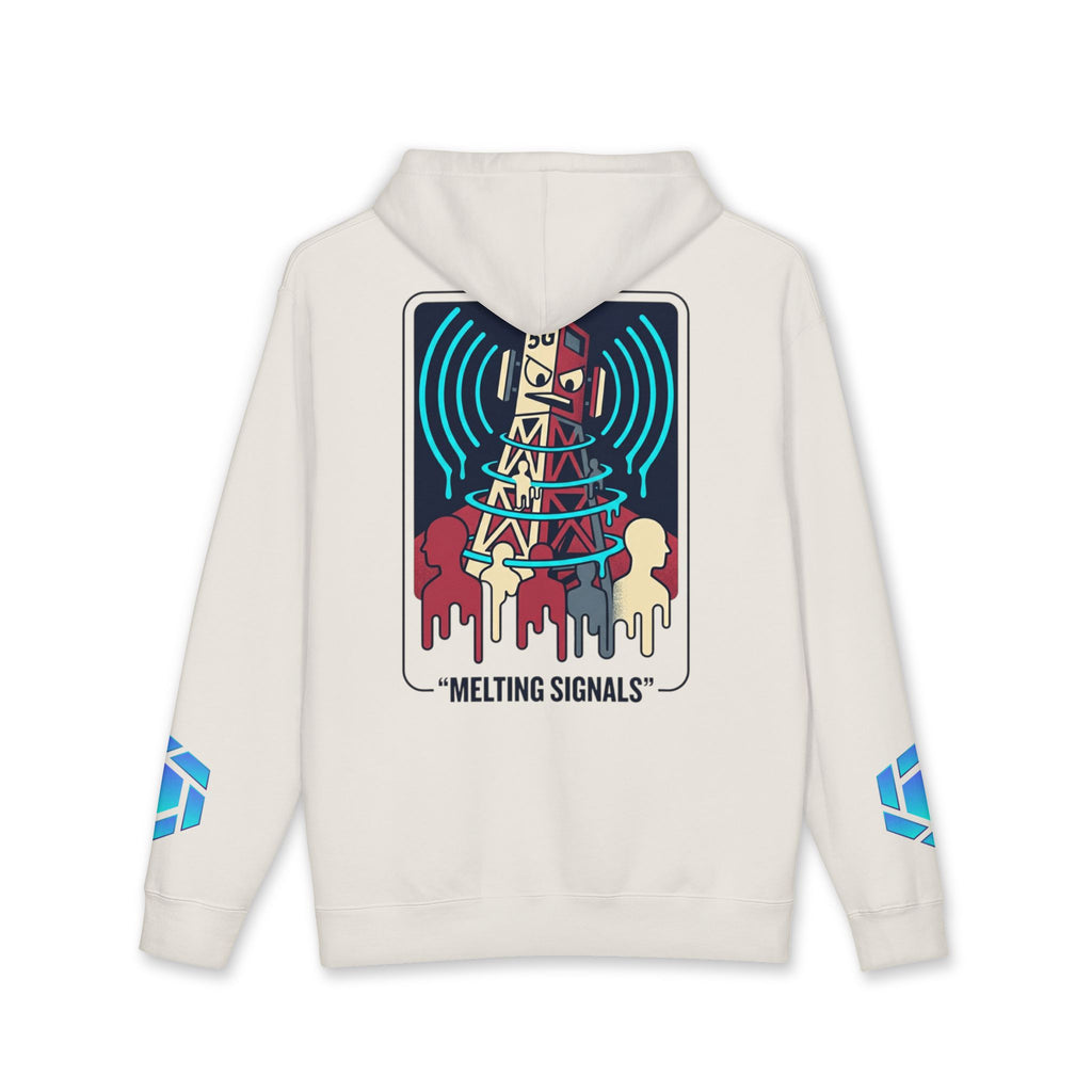 Melting Signals Hoodie —Tetraite Hooded Sweatshirt