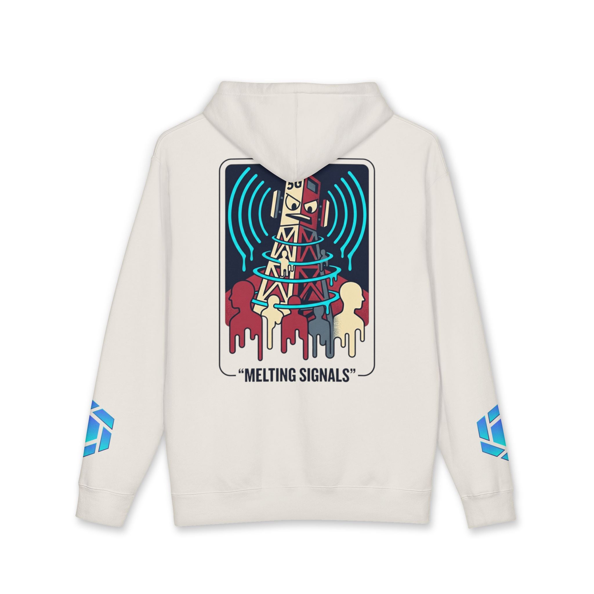 Melting Signals Hoodie —Tetraite Hooded Sweatshirt