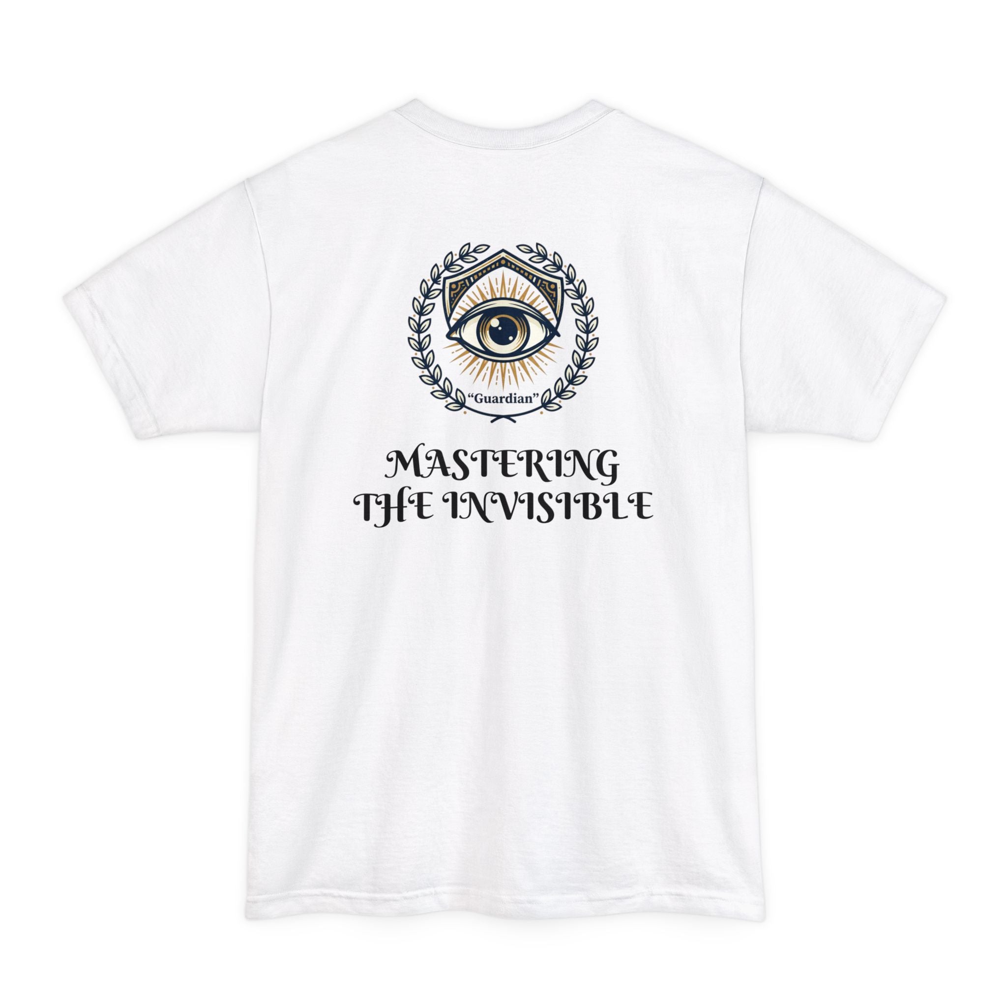 Mystic Eye 'Mastering the Invisible'  100% cotton T-Shirt, Tall version