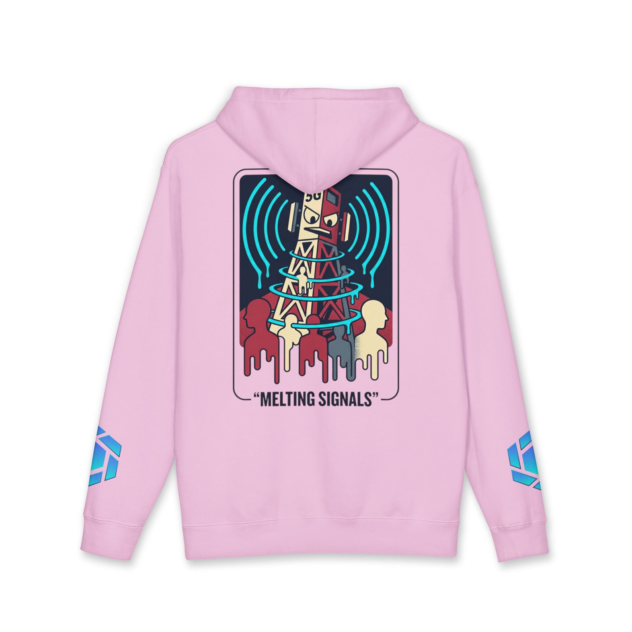 Melting Signals Hoodie —Tetraite Hooded Sweatshirt
