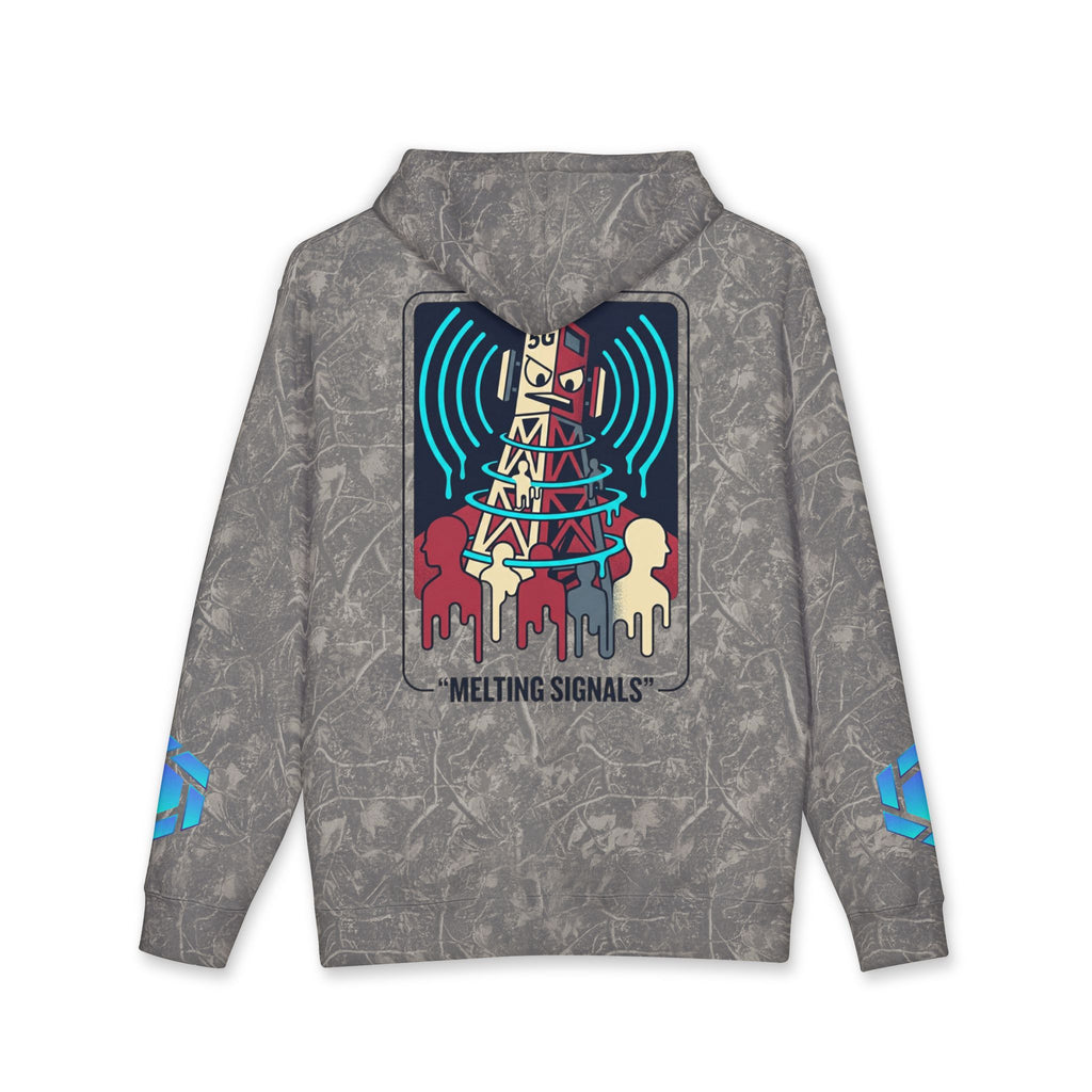 Melting Signals Hoodie —Tetraite Hooded Sweatshirt
