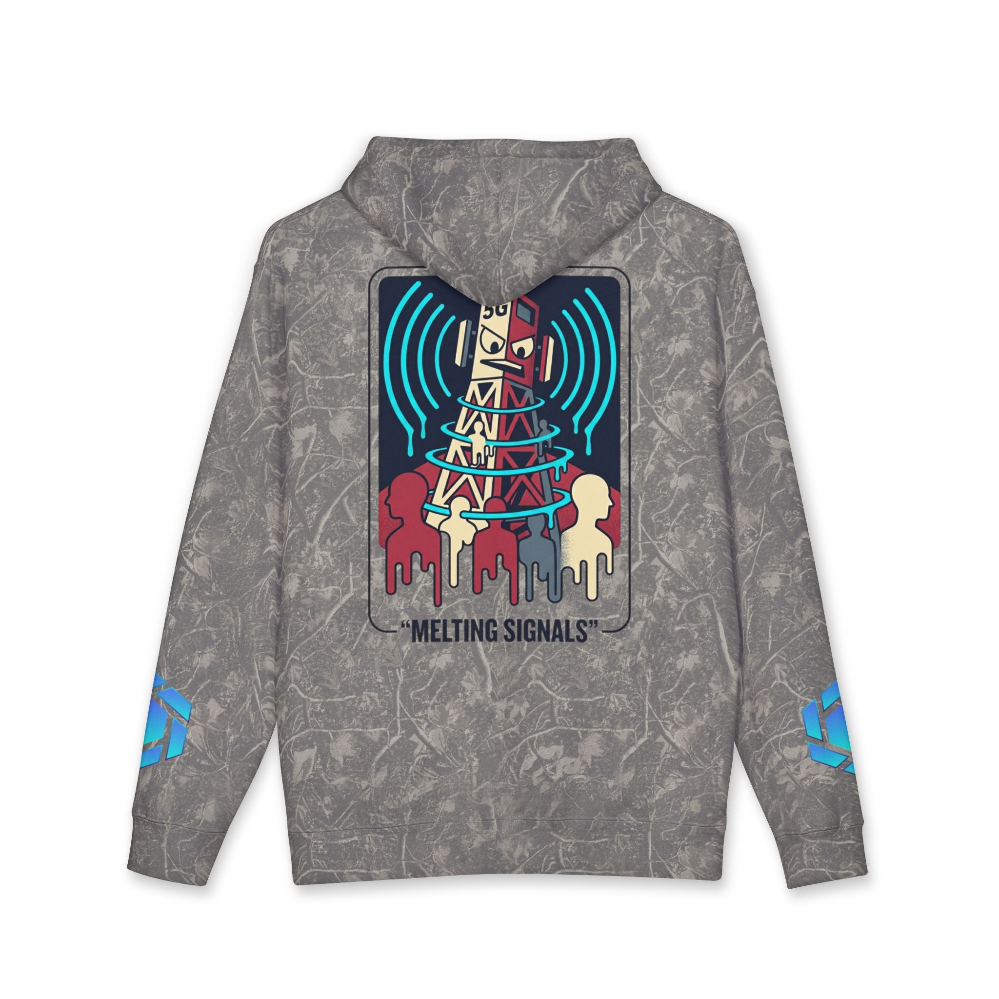 Melting Signals Hoodie —Tetraite Hooded Sweatshirt