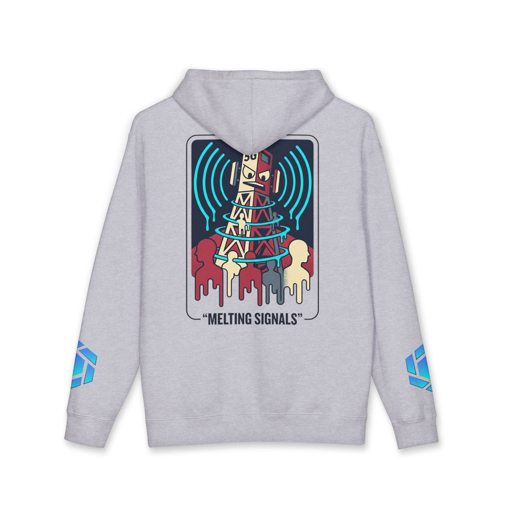 Melting Signals Hoodie —Tetraite Hooded Sweatshirt
