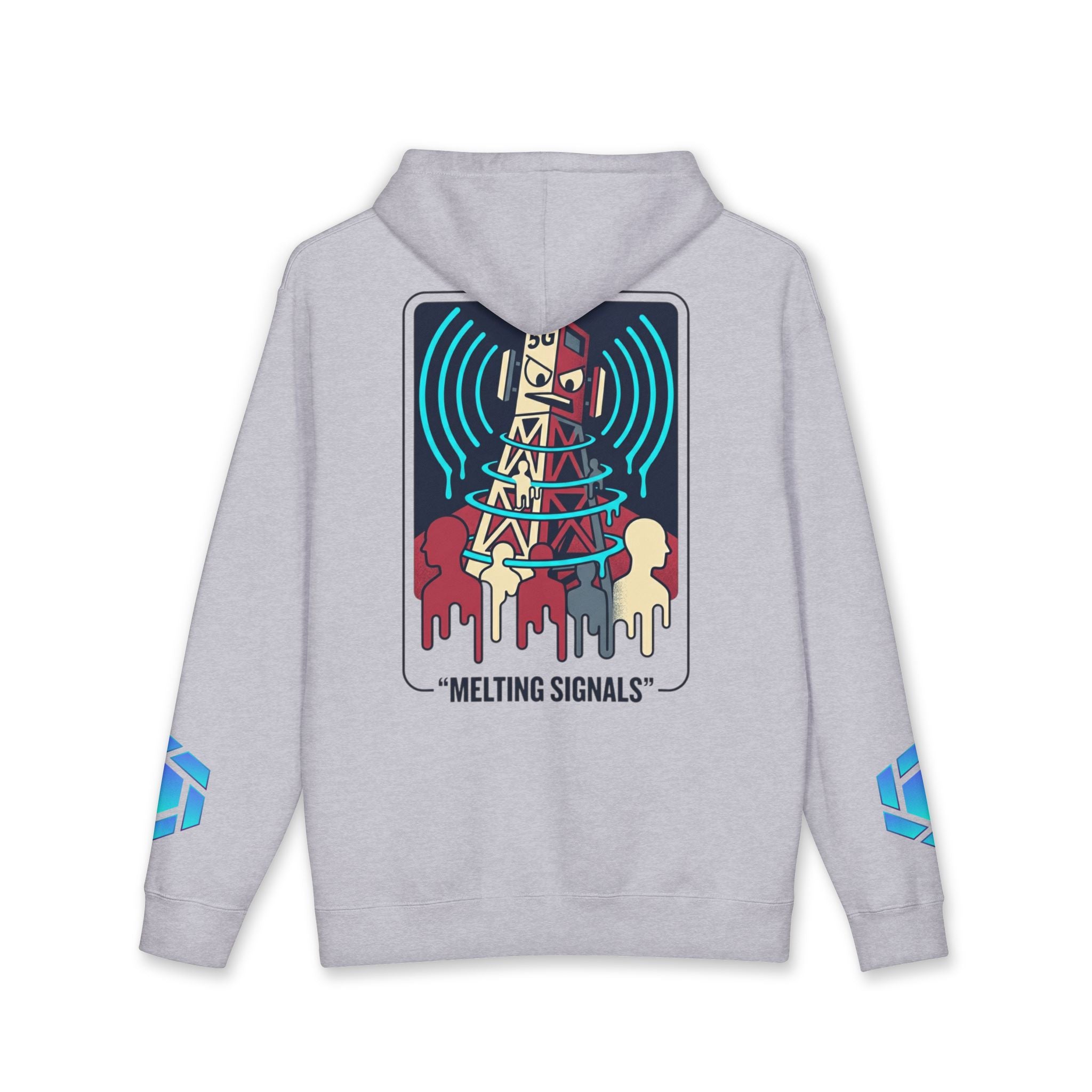 Melting Signals Hoodie —Tetraite Hooded Sweatshirt